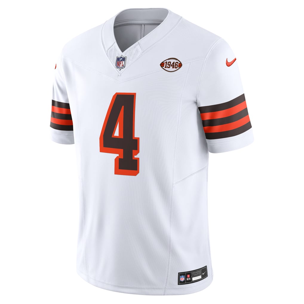 Men's Cleveland Browns Deshaun Watson Nike White Vapor F.U.S.E. Limited Jersey - Image 3
