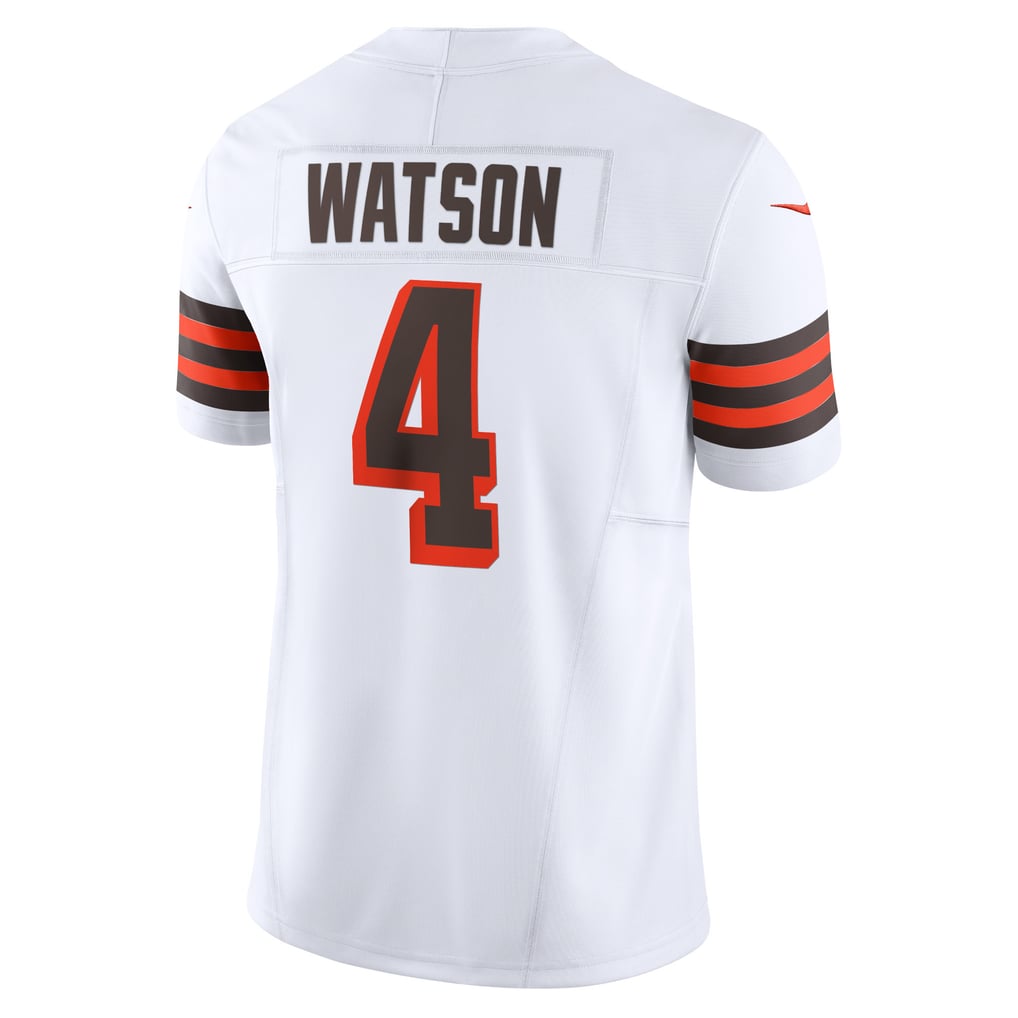 Men's Cleveland Browns Deshaun Watson Nike White Vapor F.U.S.E. Limited Jersey - Image 4