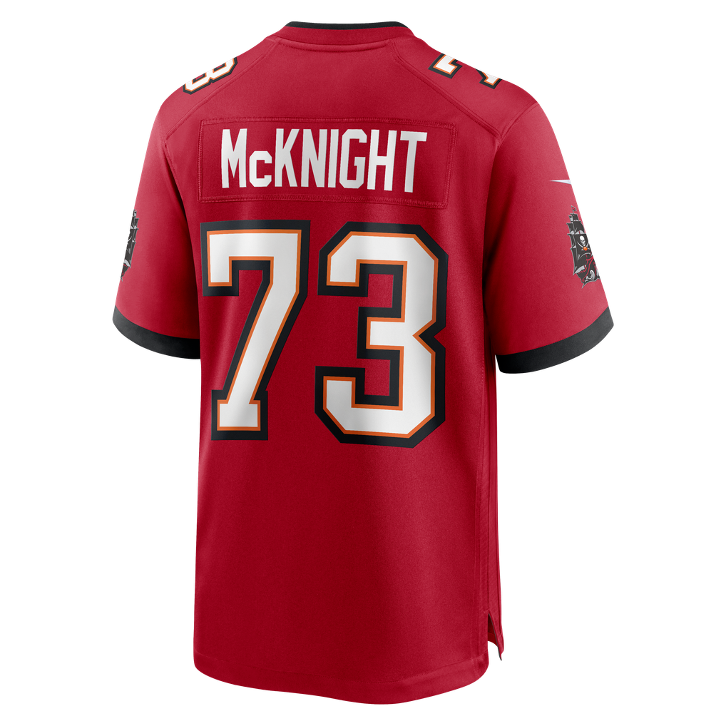 Men's Tampa Bay Buccaneers Deshawn McKnight Nike Red Team Game Jersey - Image 6
