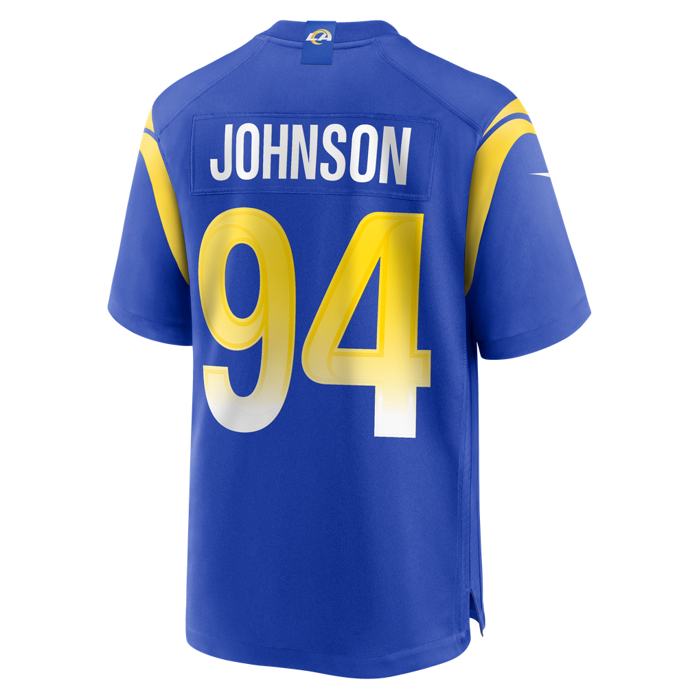 Men's Los Angeles Rams Desjuan Johnson Nike Royal Home Game Jersey - Image 4