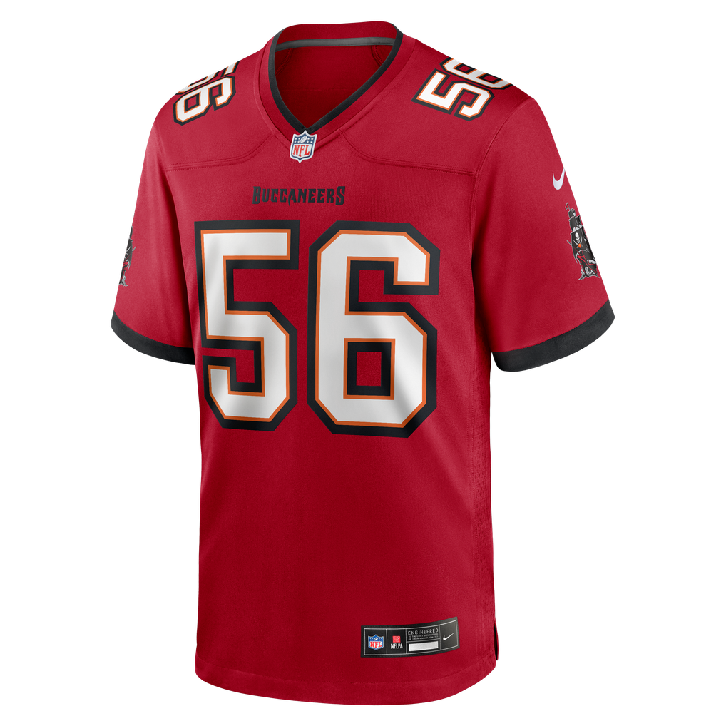 Men's Tampa Bay Buccaneers Desmond Watson Nike  Red Team Game Jersey - Image 3