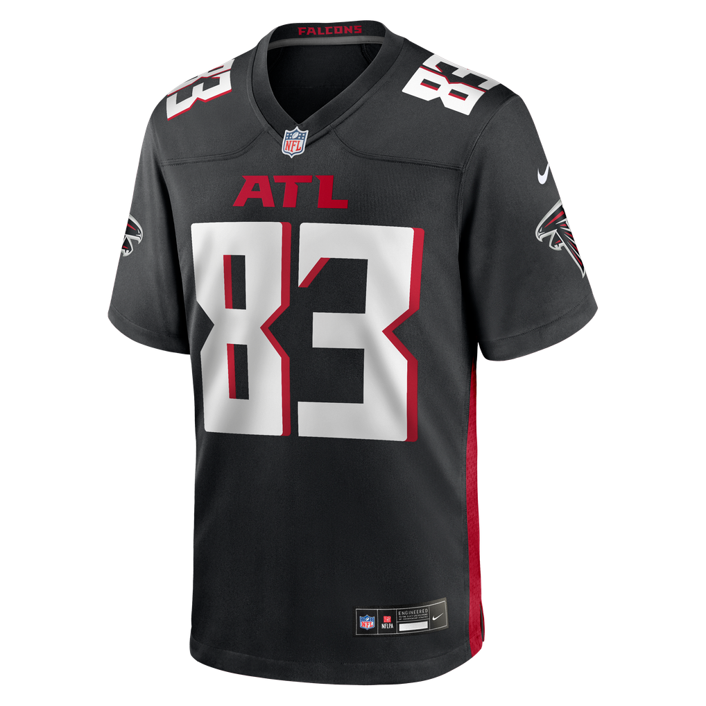 Men's Atlanta Falcons Deven Thompkins Nike Black Team Game Jersey