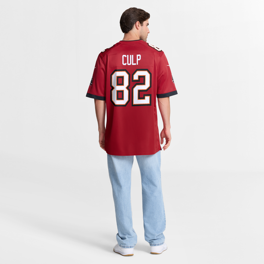 Men's Tampa Bay Buccaneers Devin Culp Nike  Red  Game Jersey - Image 9