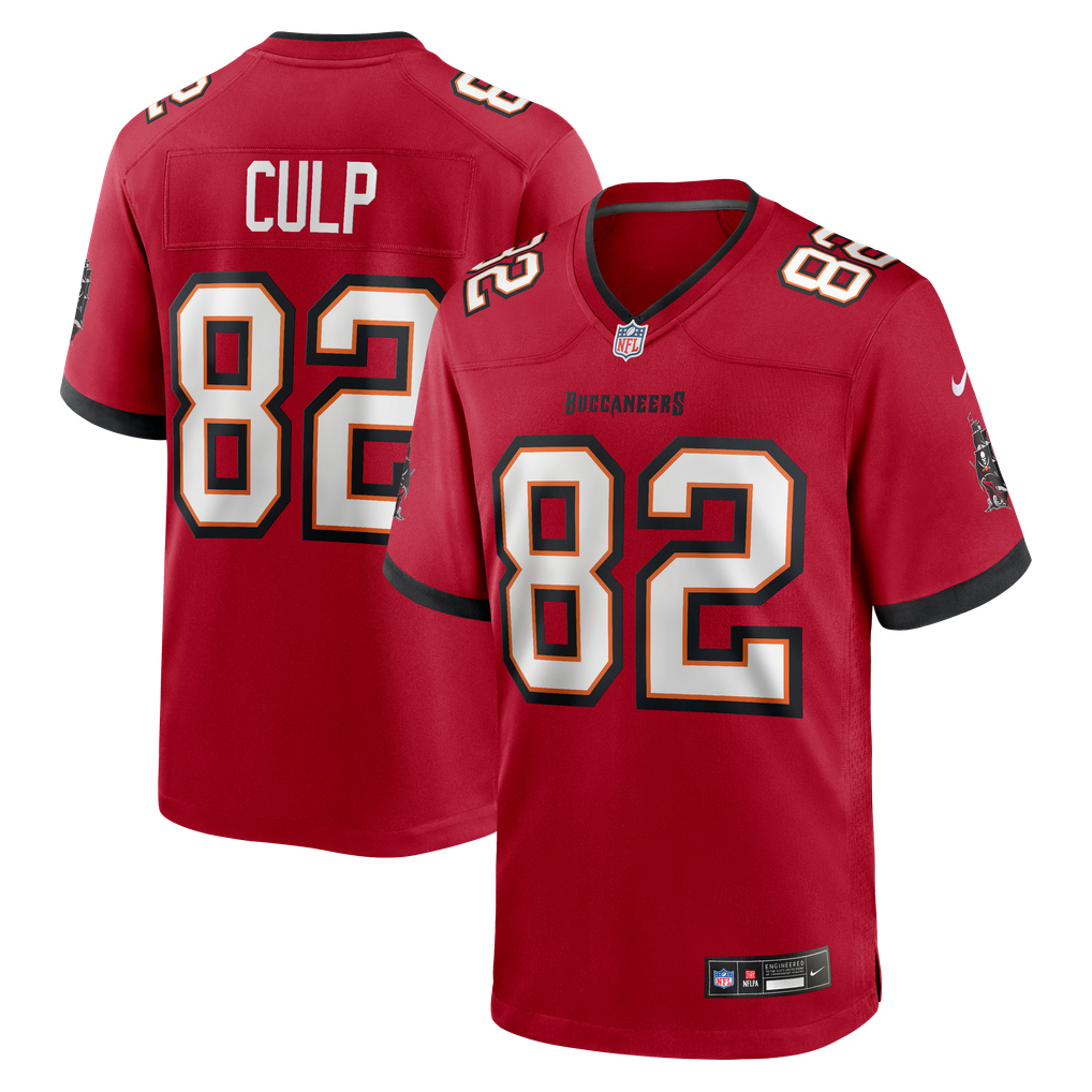 Men's Tampa Bay Buccaneers Devin Culp Nike  Red  Game Jersey - Image 2