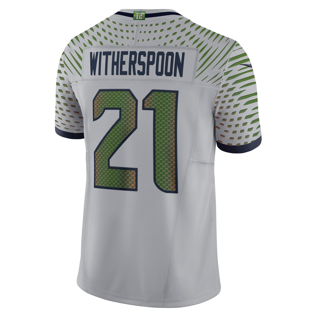 Men's Seattle Seahawks Devon Witherspoon Nike Gray Rivalries Collection Stitched Limited Jersey - Image 4