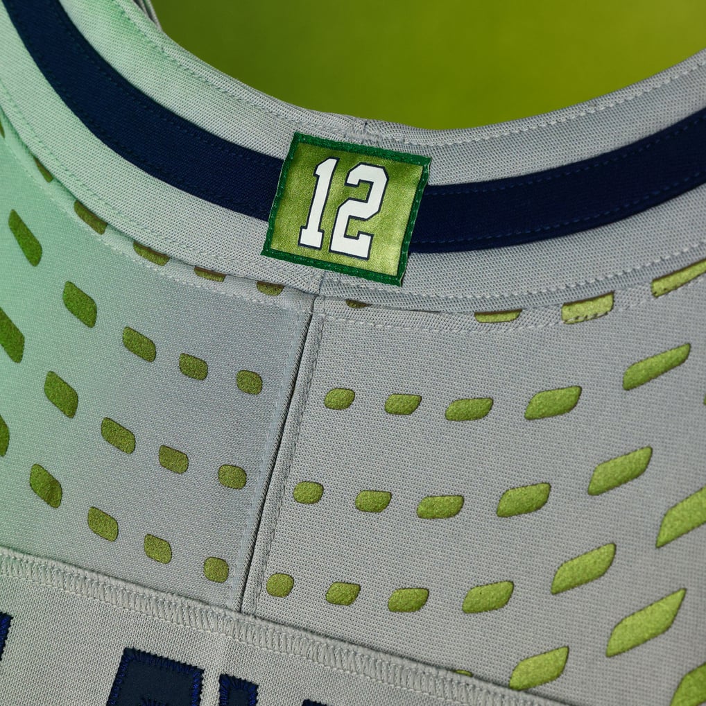 Men's Seattle Seahawks Devon Witherspoon Nike Gray Rivalries Collection Stitched Limited Jersey - Image 7