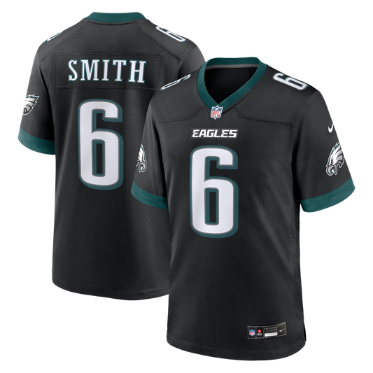 Men's Philadelphia Eagles DeVonta Smith Nike  Black Alternate Game Jersey - Image 1