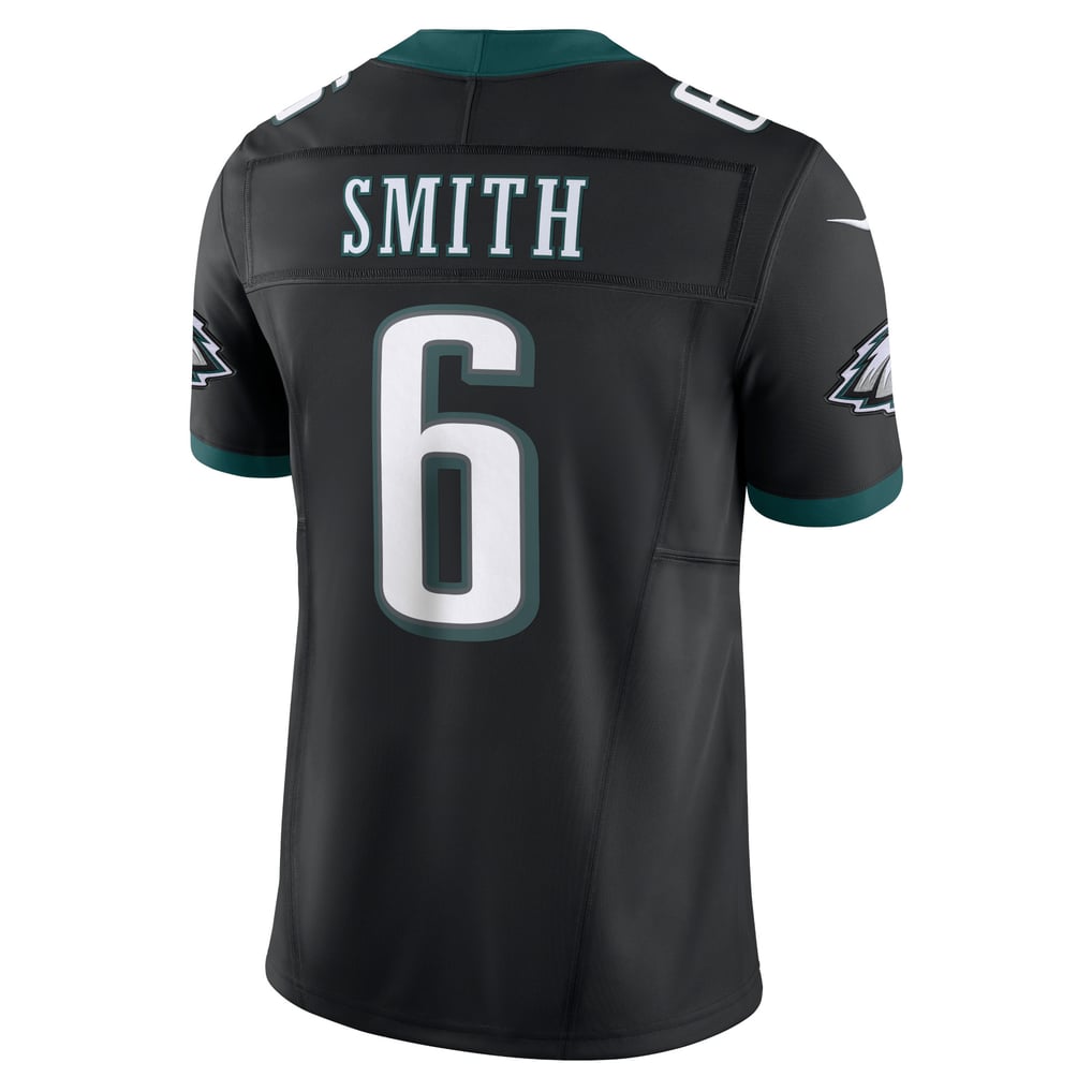 Men's Philadelphia Eagles DeVonta Smith Nike Black Alternate Vapor F.U.S.E. Limited Jersey - Image 4