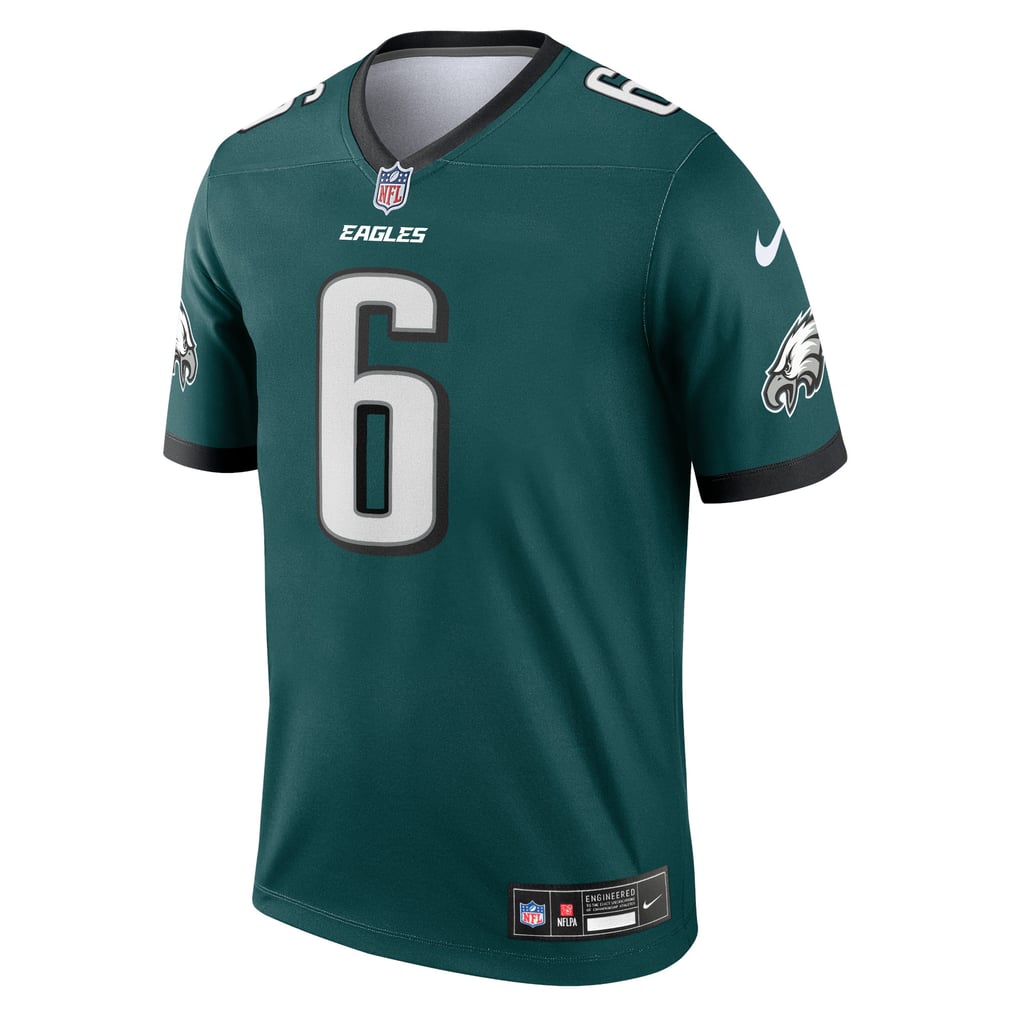 Men's Philadelphia Eagles DeVonta Smith Nike Green Legend Player Performance Top - Image 3