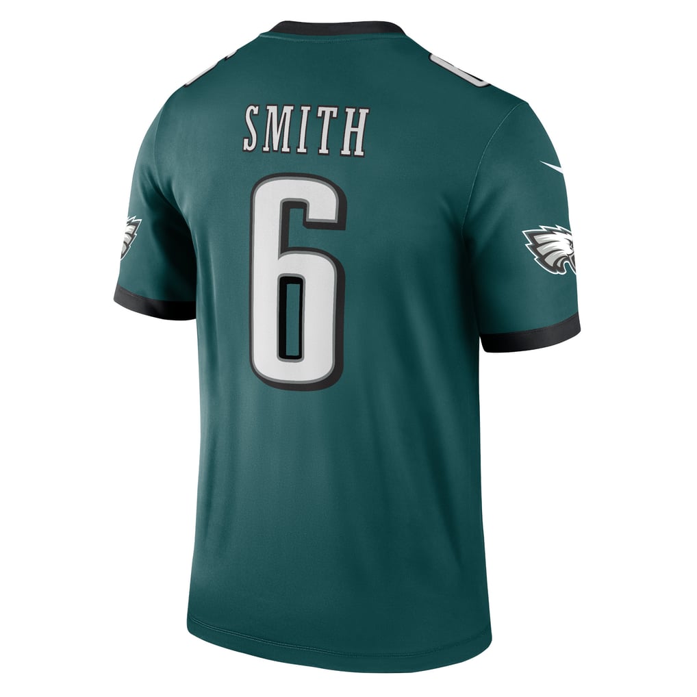 Men's Philadelphia Eagles DeVonta Smith Nike Green Legend Player Performance Top - Image 4