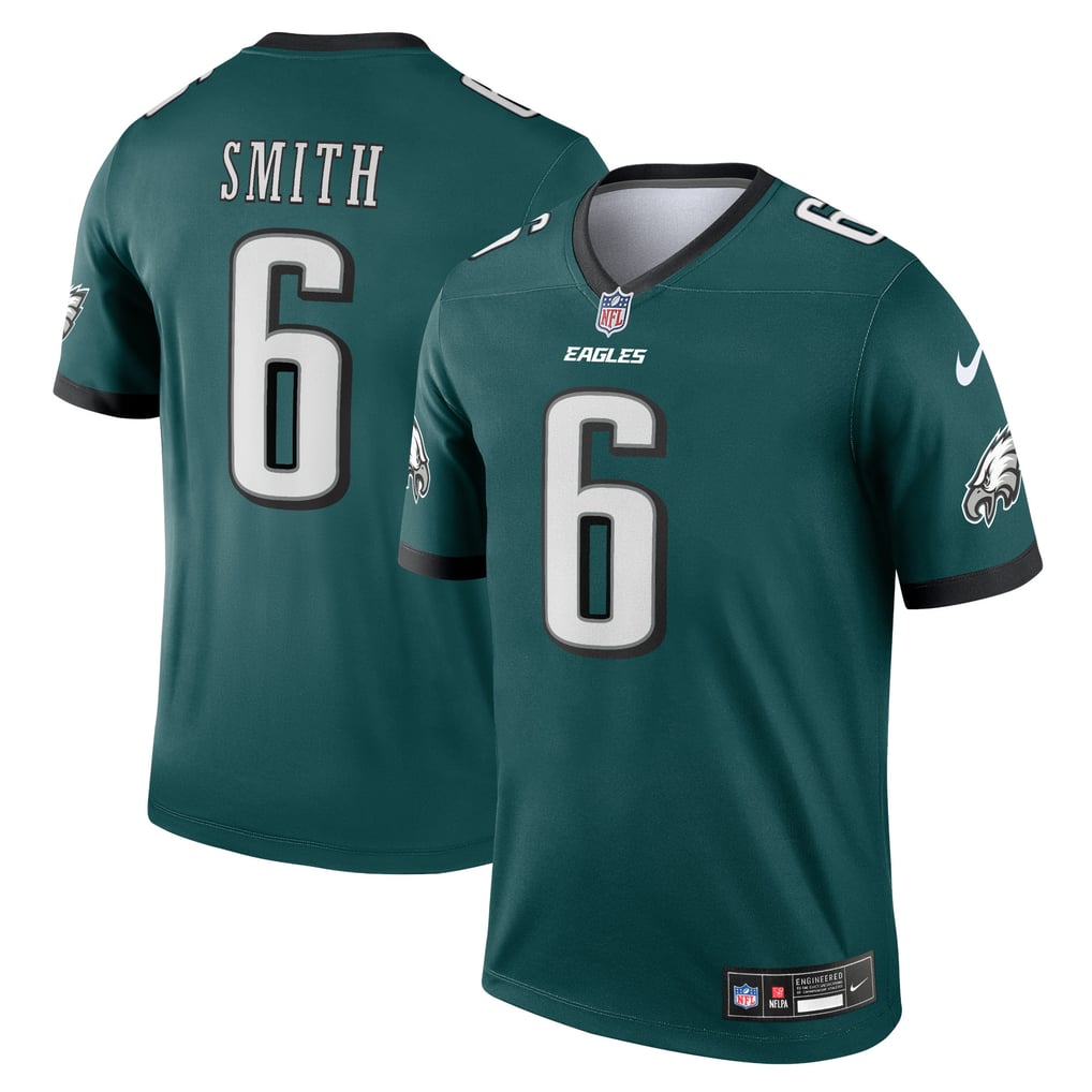 Men's Philadelphia Eagles DeVonta Smith Nike Green Legend Player Performance Top - Image 1