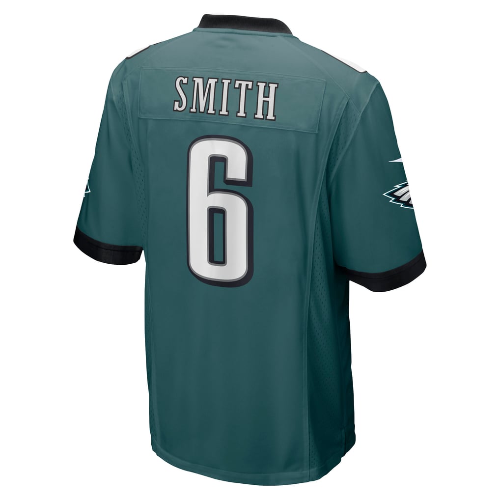 Men's Philadelphia Eagles DeVonta Smith Nike Midnight Green Player Game Jersey - Image 4