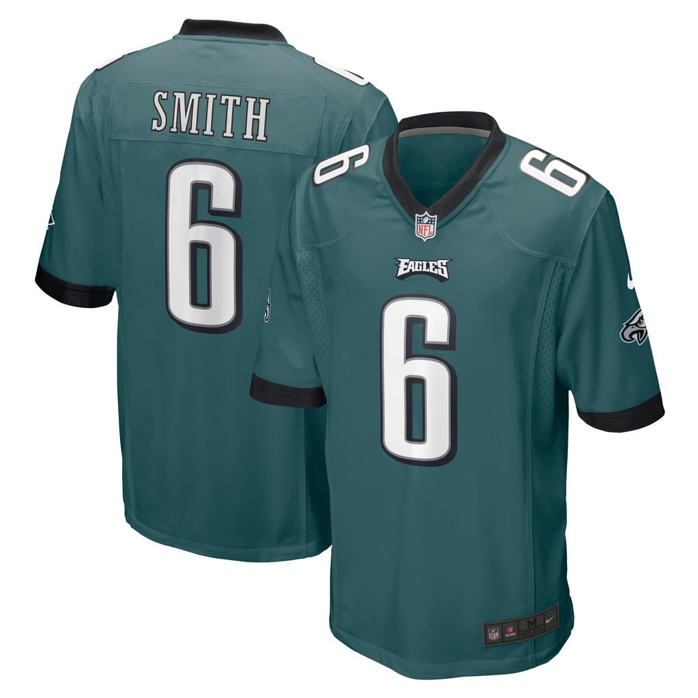 Men's Philadelphia Eagles DeVonta Smith Nike Midnight Green Player Game Jersey - Image 1