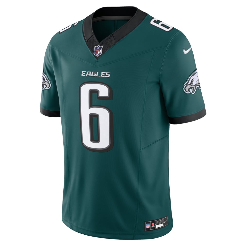Men's Philadelphia Eagles DeVonta Smith Nike Midnight Green Vapor F.U.S.E. Limited Jersey - Image 3