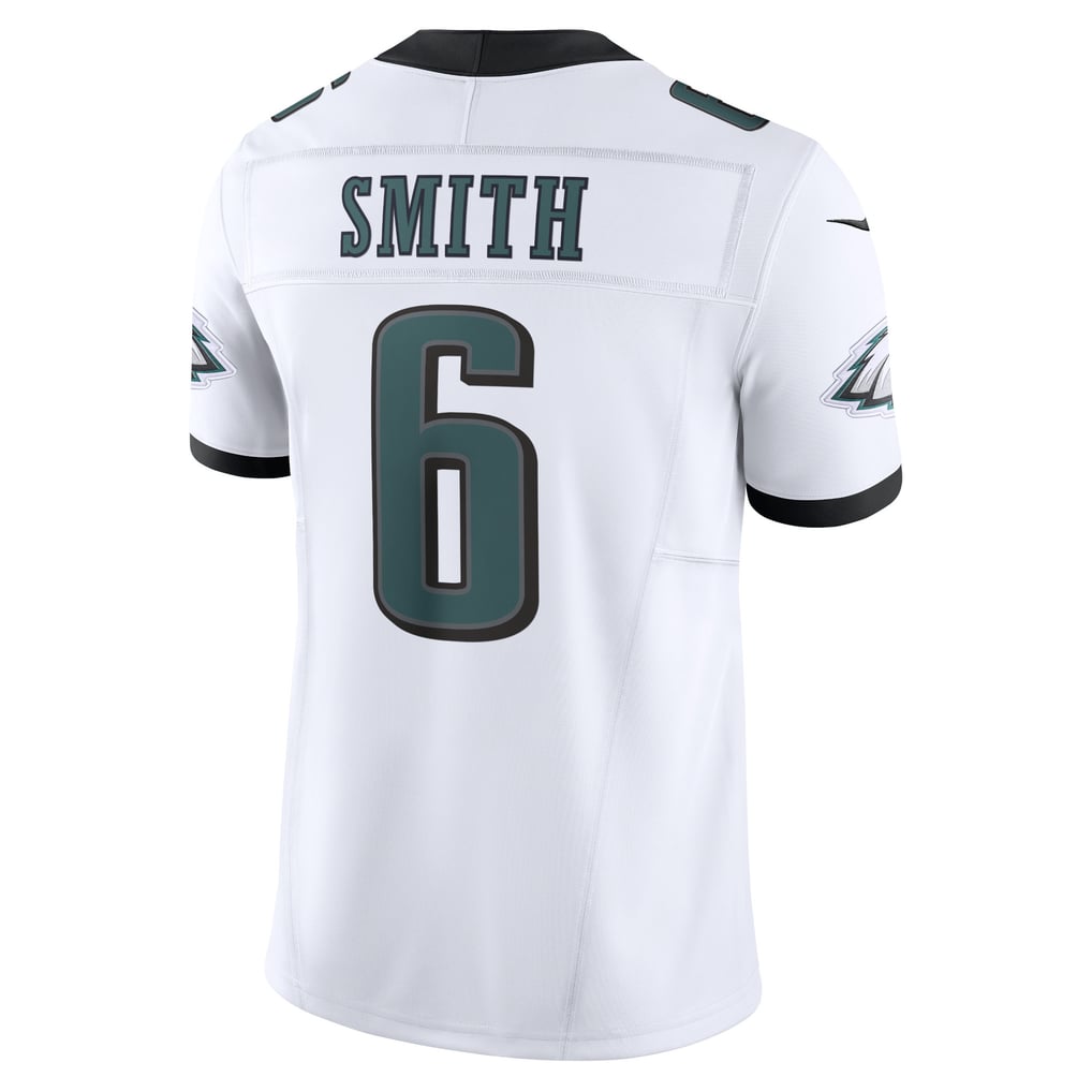 Men's Philadelphia Eagles DeVonta Smith Nike White Vapor F.U.S.E. Limited Jersey - Image 4