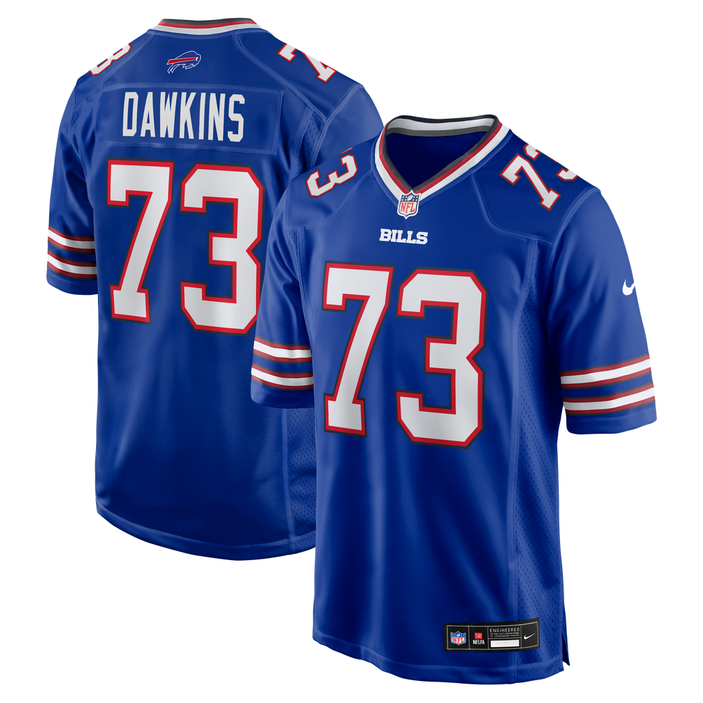 Men's Buffalo Bills Dion Dawkins Nike Royal Game Player Jersey - Image 2
