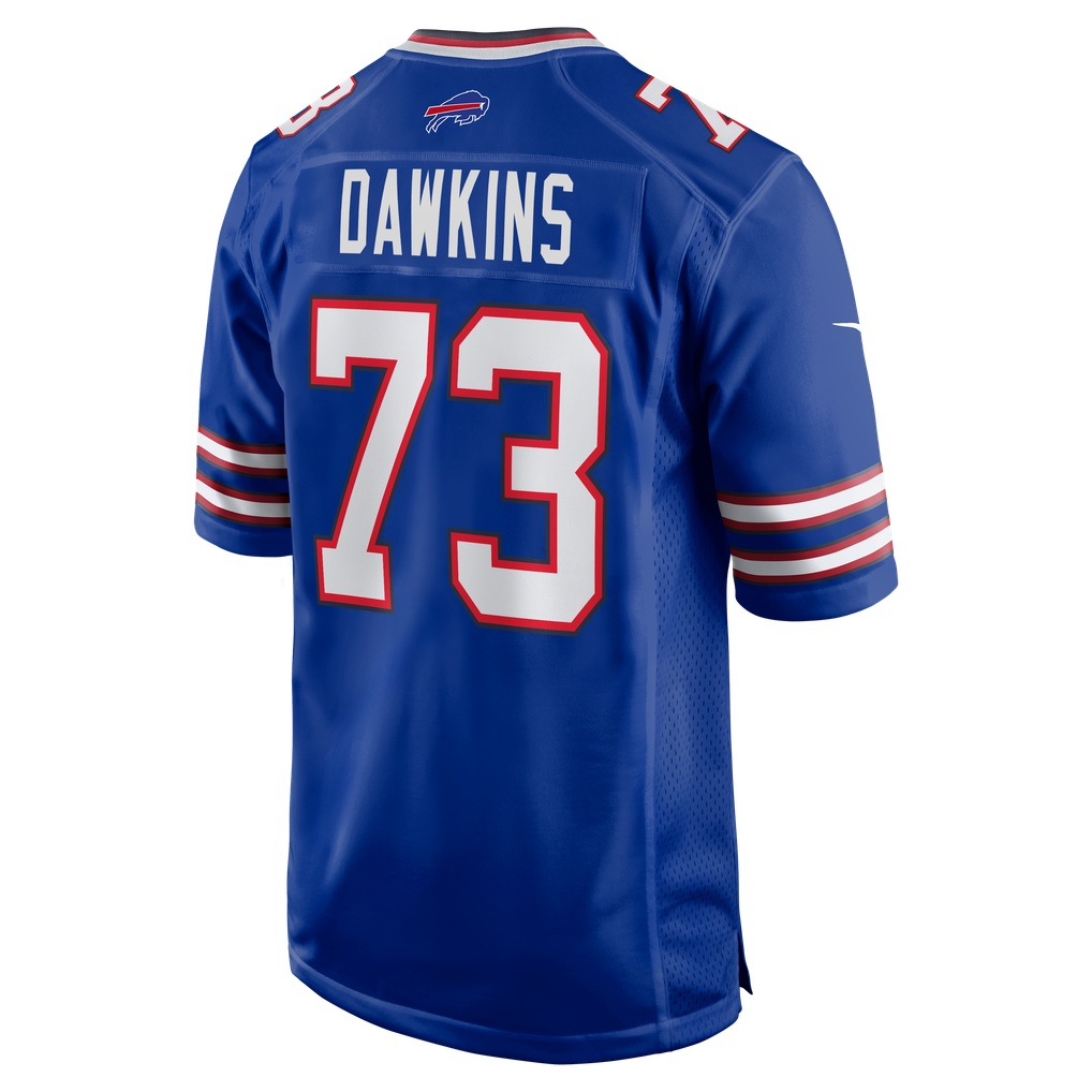 Men's Buffalo Bills Dion Dawkins Nike Royal Game Player Jersey - Image 4