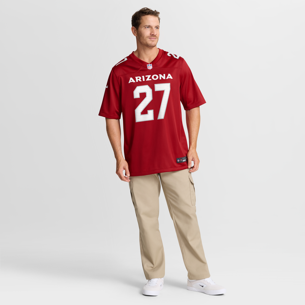 Men's Arizona Cardinals Divaad Wilson Nike  Cardinal Team Game Jersey - Image 8