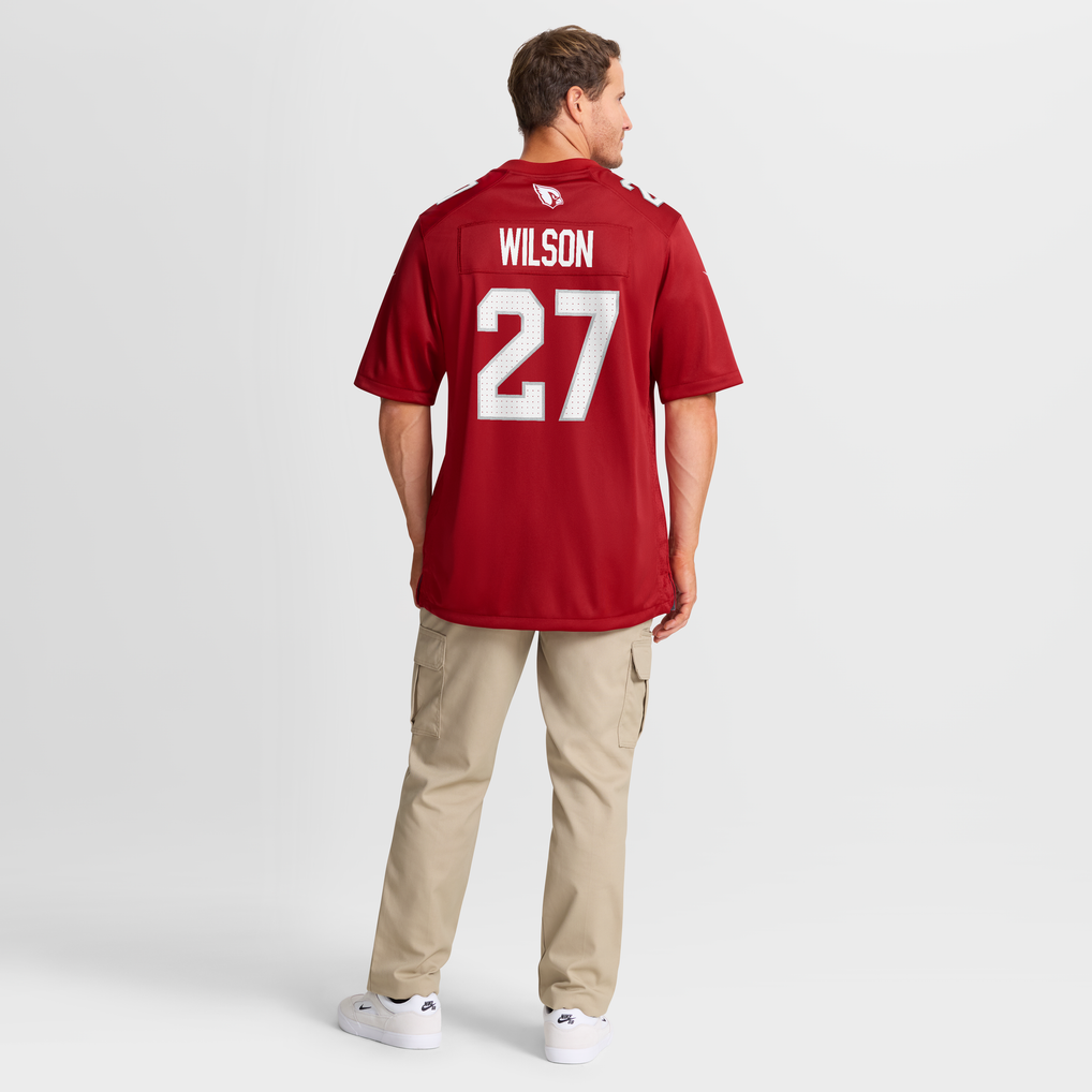 Men's Arizona Cardinals Divaad Wilson Nike  Cardinal Team Game Jersey - Image 9