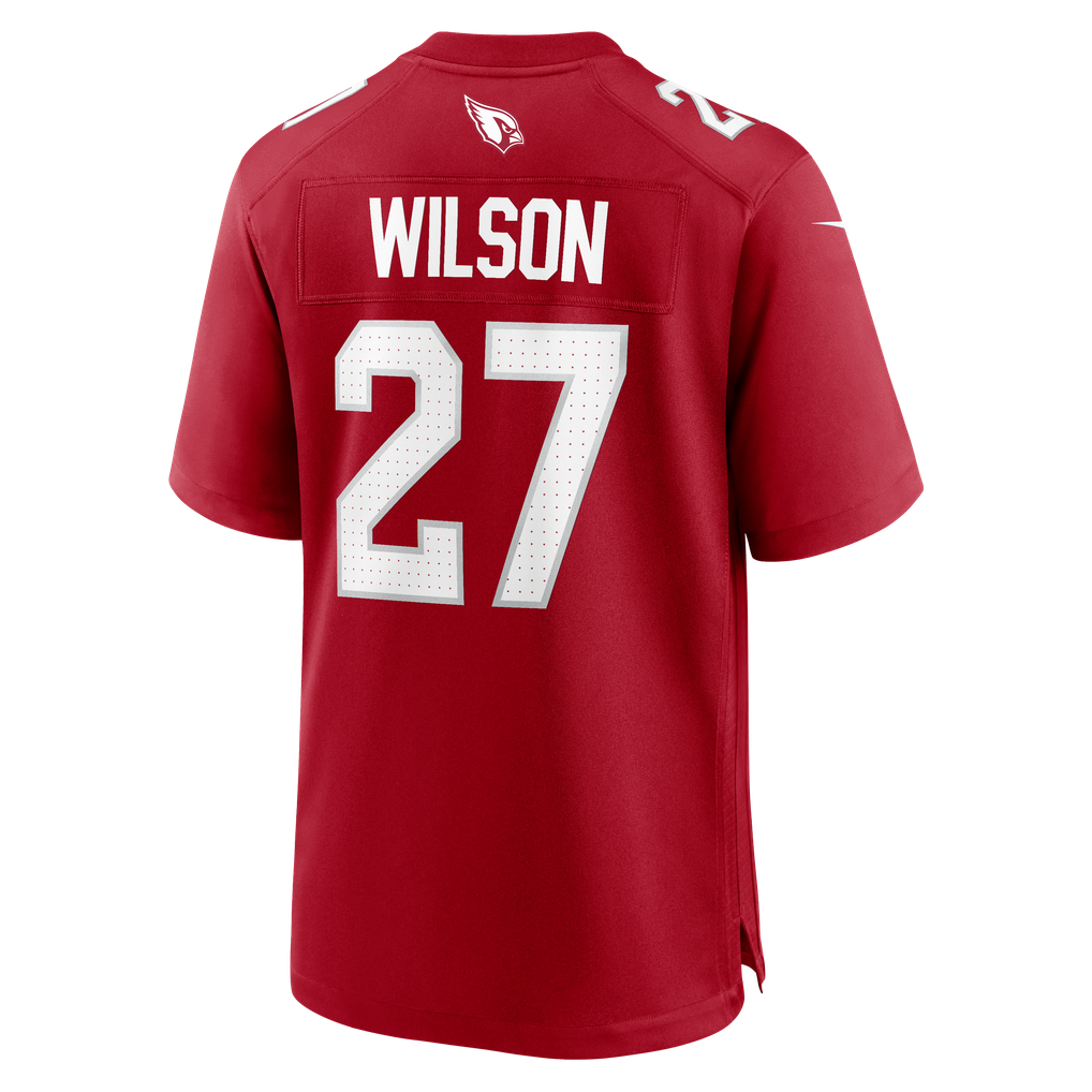 Men's Arizona Cardinals Divaad Wilson Nike  Cardinal Team Game Jersey - Image 4