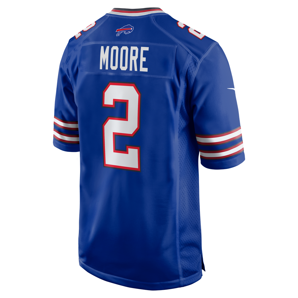 Men's Buffalo Bills D.J. Moore Nike Royal Game Jersey - Image 4