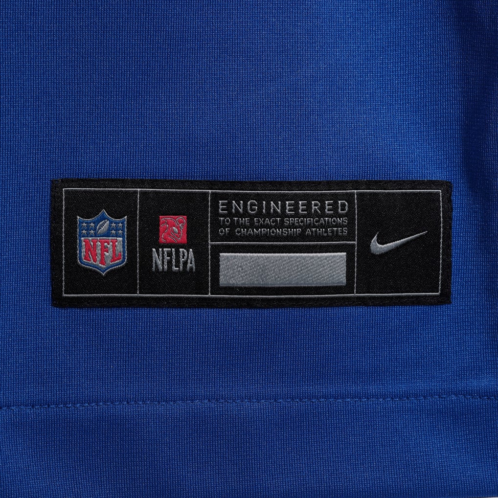 Men's New York Giants D.J. Reader Nike Royal Game Jersey - Image 9