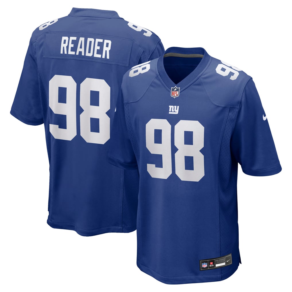 Men's New York Giants D.J. Reader Nike Royal Game Jersey - Image 2