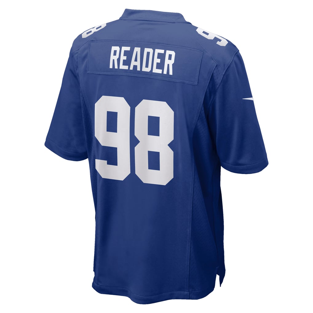 Men's New York Giants D.J. Reader Nike Royal Game Jersey - Image 4
