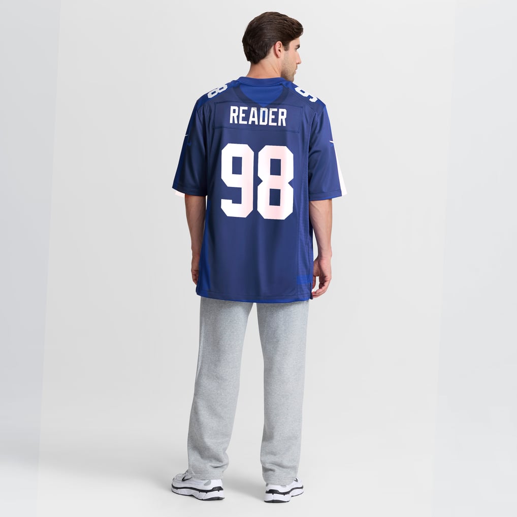 Men's New York Giants D.J. Reader Nike Royal Game Jersey - Image 6