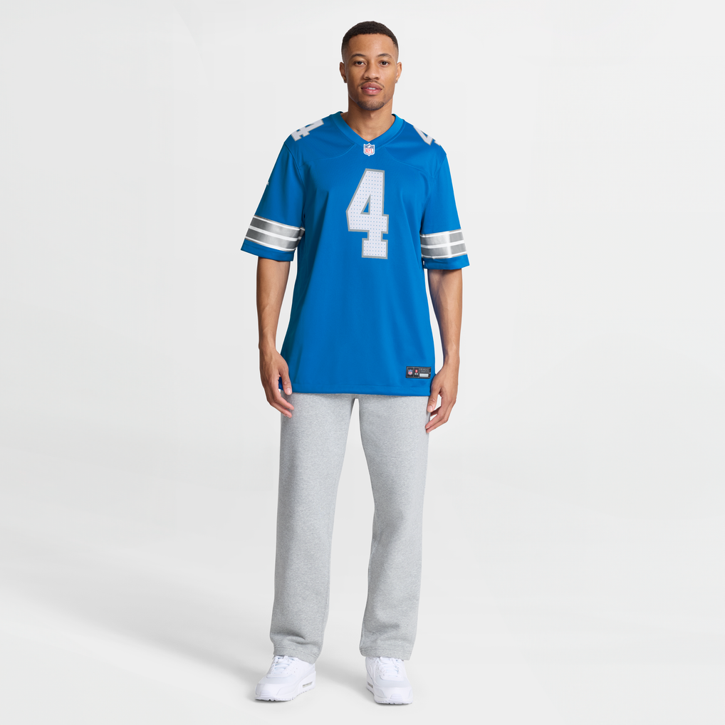 Men's Detroit Lions D.J. Reed Nike  Blue Team Game Jersey - Image 8