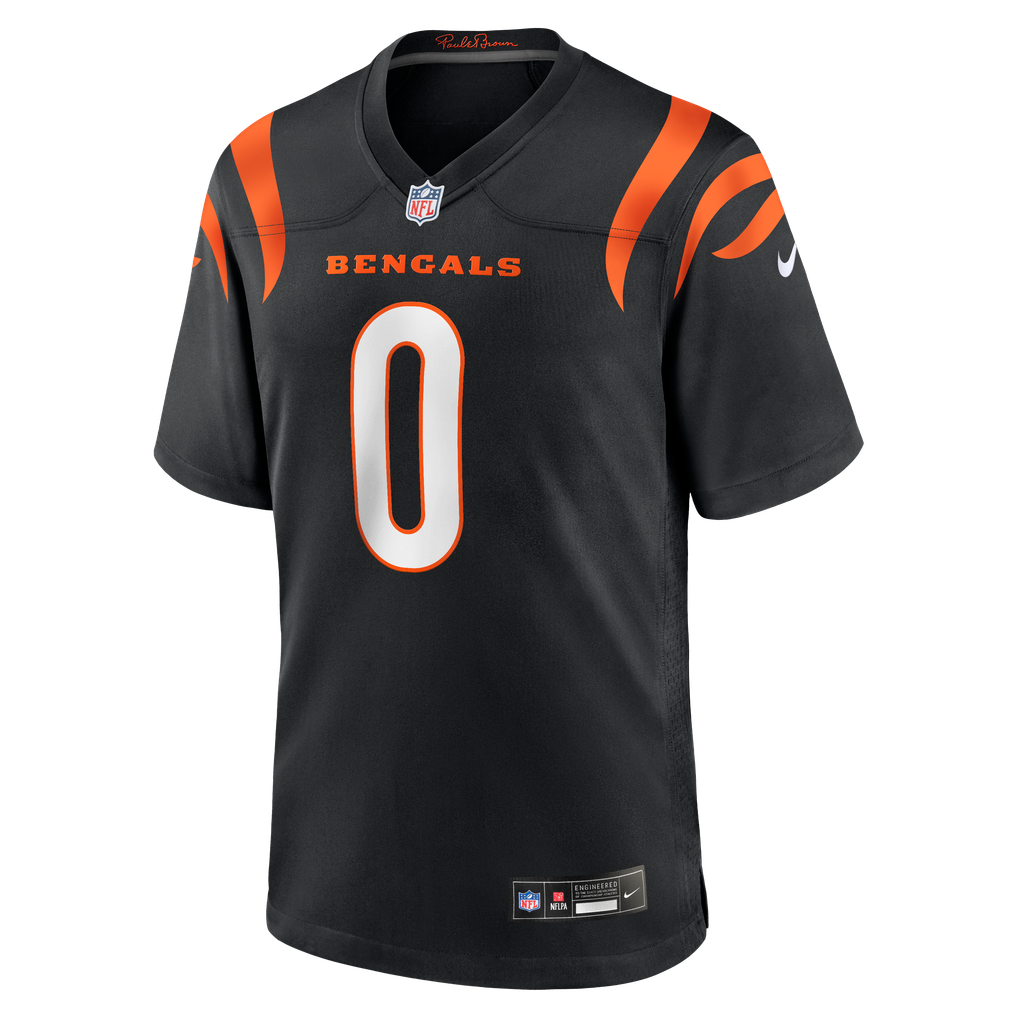 Men's Cincinnati Bengals DJ Turner II Nike Black Team Game Jersey - Image 5