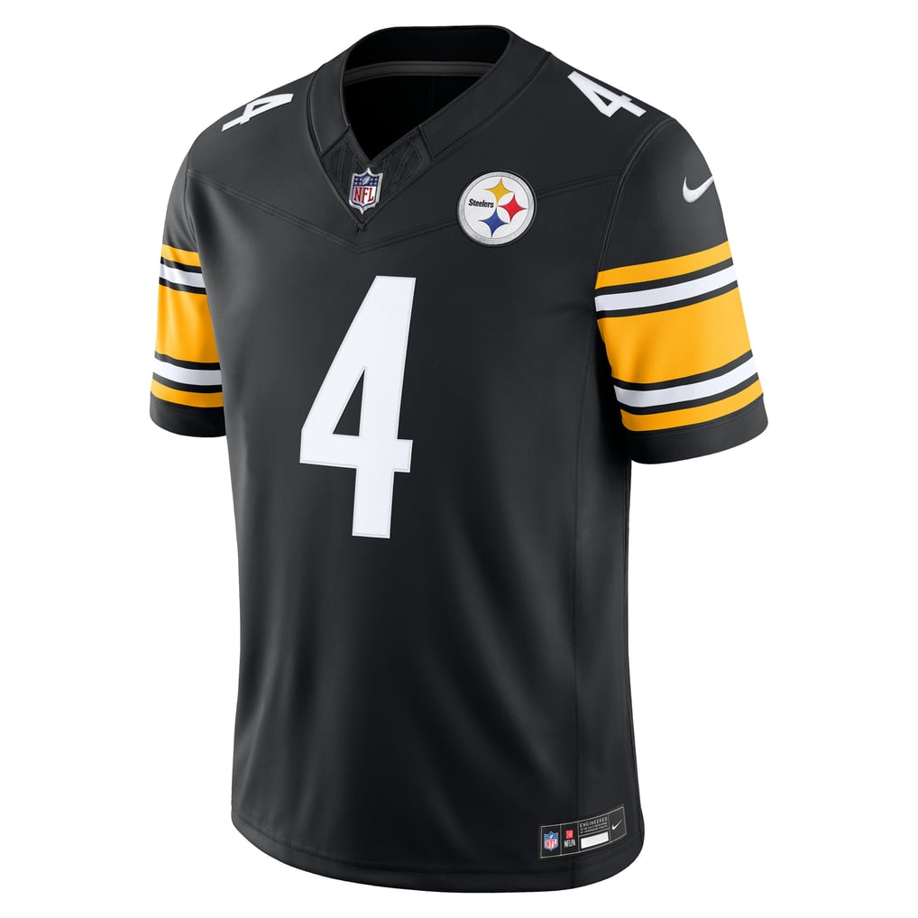 Men's Pittsburgh Steelers DK Metcalf Nike Black Team Vapor F.U.S.E. Stitched Limited Jersey - Image 3