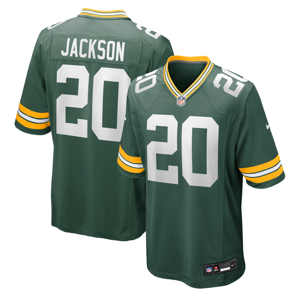 Men's Green Bay Packers Domani Jackson Nike Green Team Game Jersey - Image 2