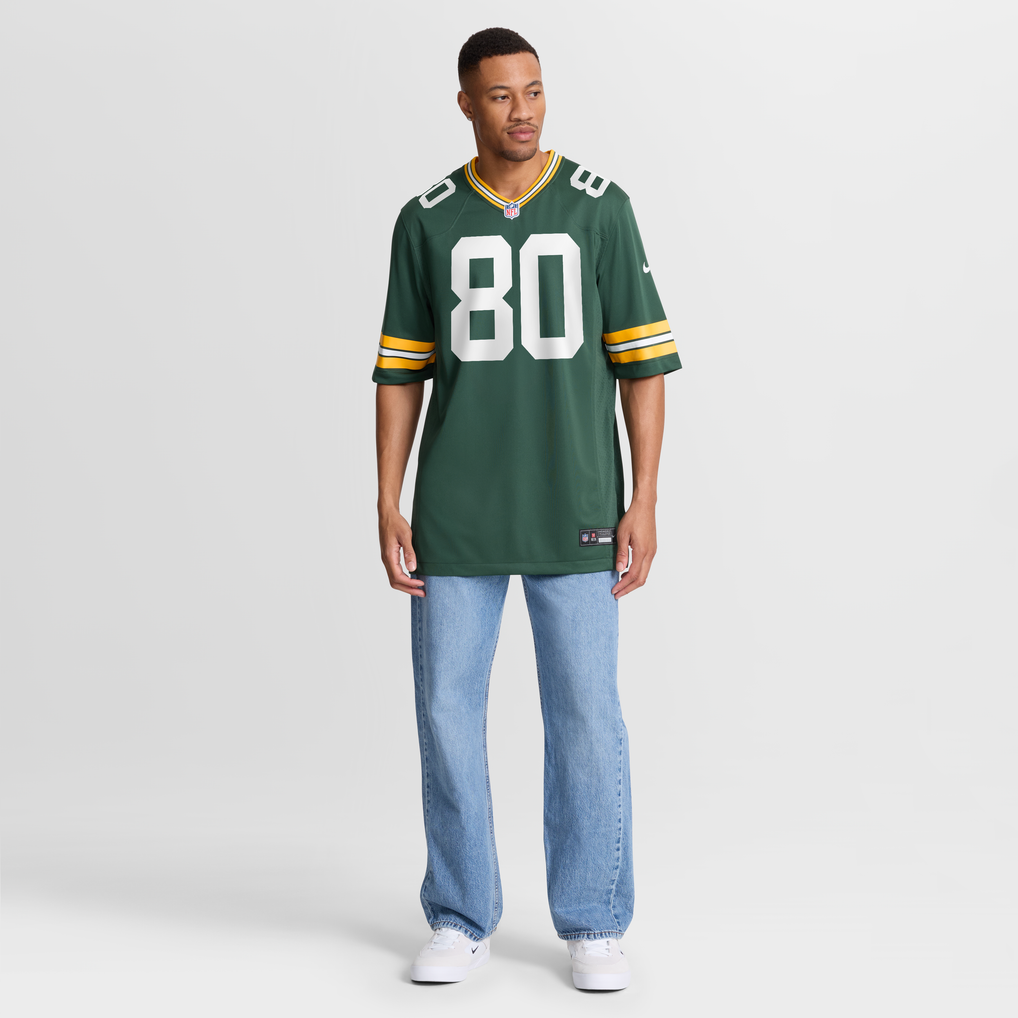 Men's Green Bay Packers Donald Driver Nike Green Game Retired Player Jersey - Image 8