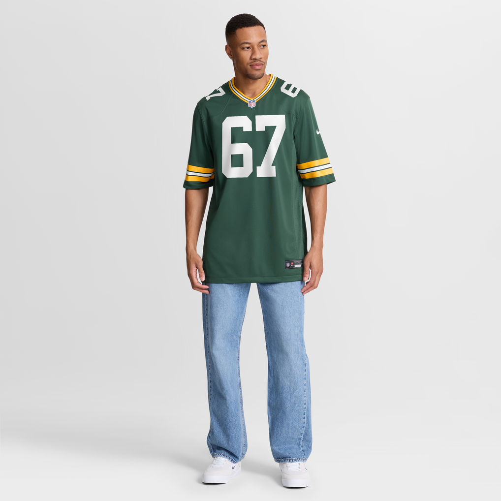 Men's Green Bay Packers Donovan Jennings Nike  Green Team Game Jersey - Image 8