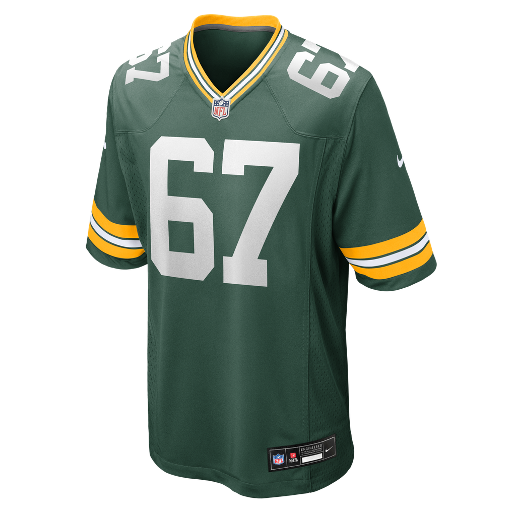 Men's Green Bay Packers Donovan Jennings Nike  Green Team Game Jersey - Image 3