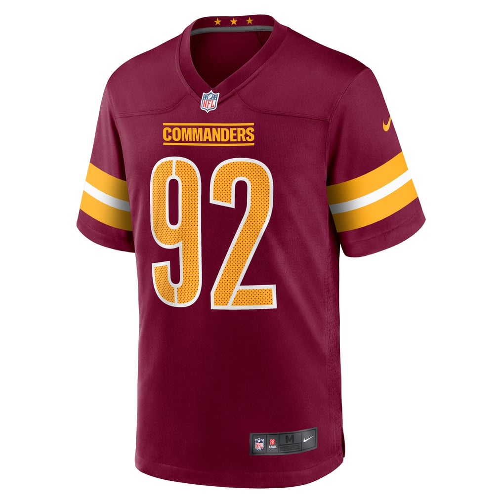 Men's Washington Commanders Dorance Armstrong Nike  Burgundy Game Jersey - Image 3
