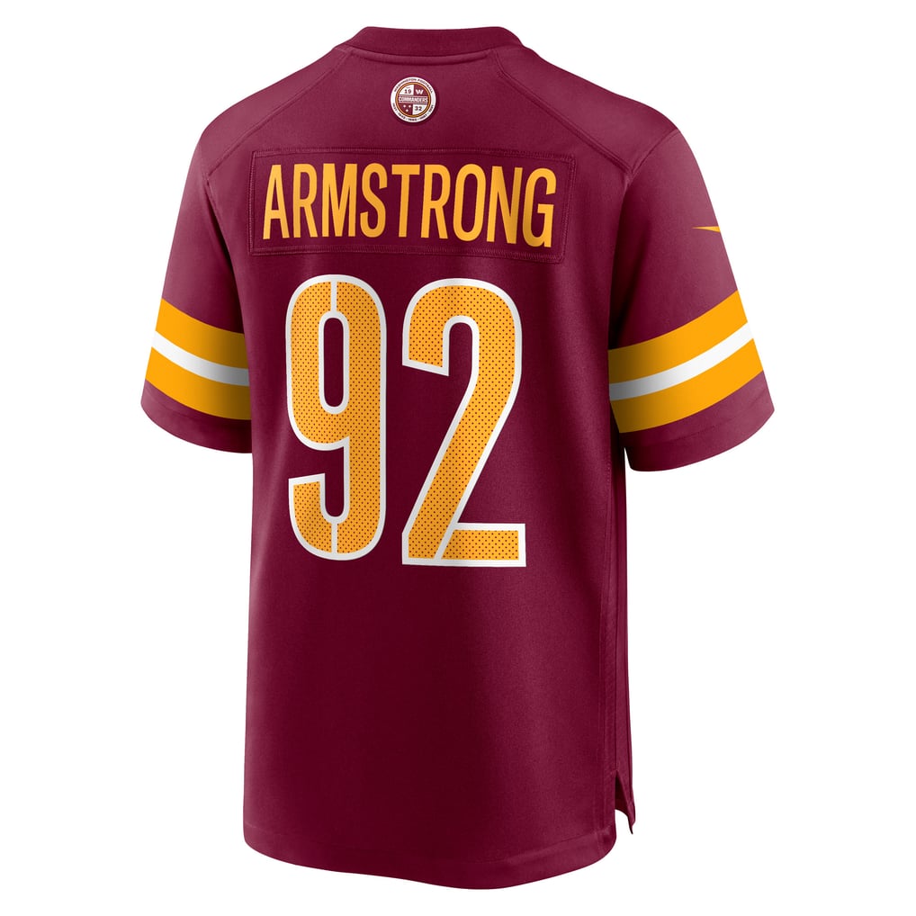 Men's Washington Commanders Dorance Armstrong Nike  Burgundy Game Jersey - Image 4