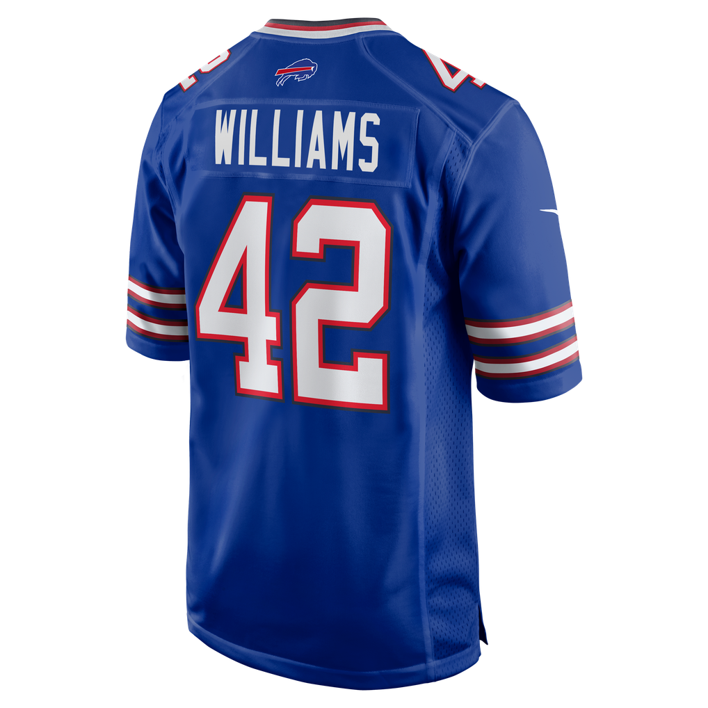Men's Buffalo Bills Dorian Williams Nike Royal Home Game Jersey - Image 4