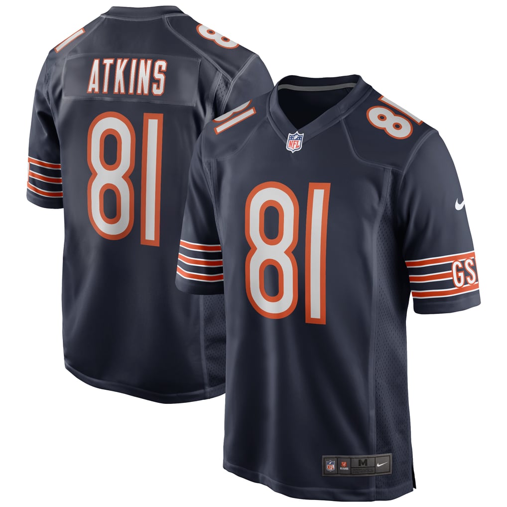 Men's Chicago Bears Doug Atkins Nike Navy Game Retired Player Jersey - Image 1