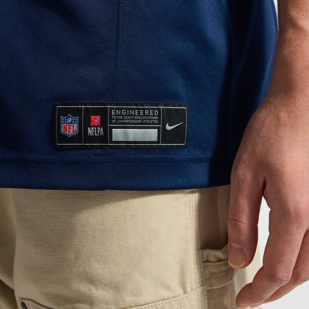 Men's New England Patriots Drake Maye Nike Navy Team Vapor F.U.S.E. Stitched Limited Jersey - Image 11