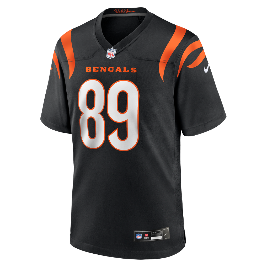 Men's Cincinnati Bengals Drew Sample Nike Black Game Jersey - Image 3