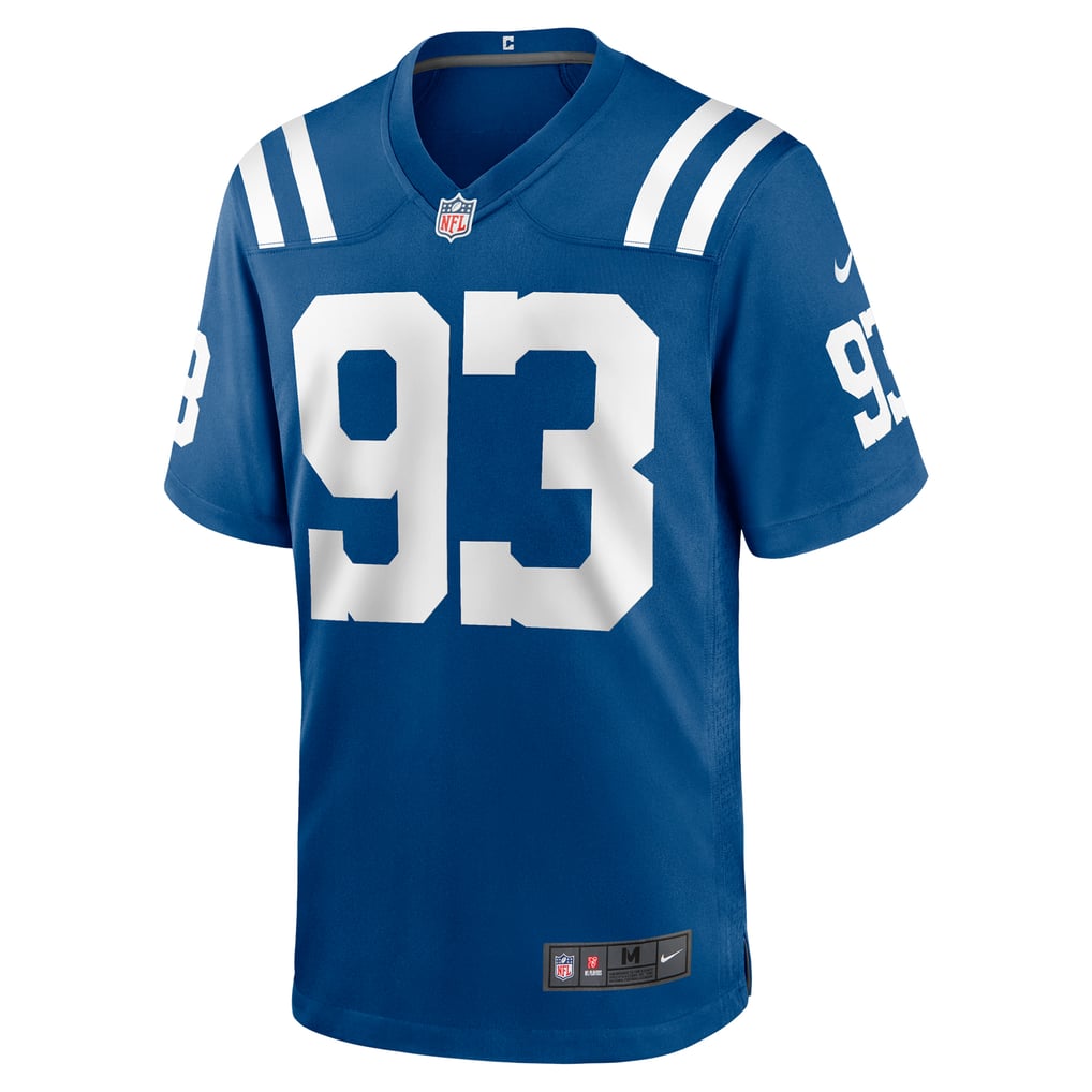 Men's Indianapolis Colts Dwight Freeney Nike  Royal Team Retired Player Game Jersey - Image 3
