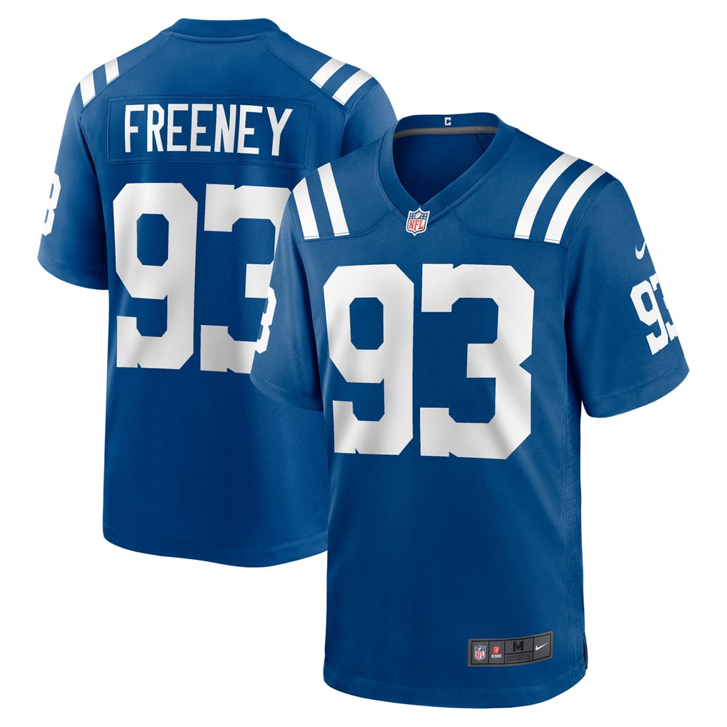 Men's Indianapolis Colts Dwight Freeney Nike  Royal Team Retired Player Game Jersey - Image 1