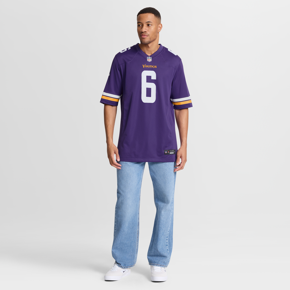 Men's Minnesota Vikings Dwight McGlothern Nike  Purple Team Game Jersey - Image 8
