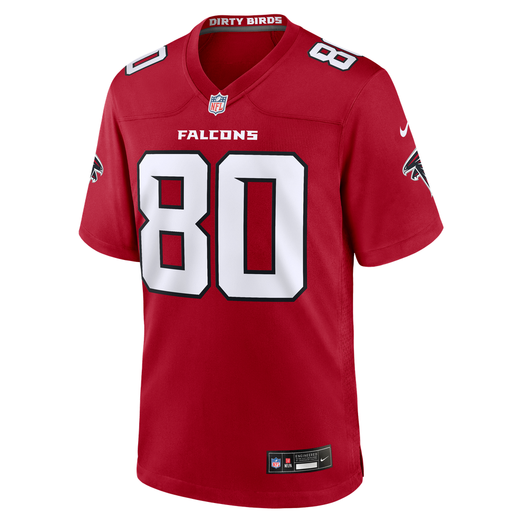 Men's Atlanta Falcons Dylan Drummond Nike Red Team Game Jersey