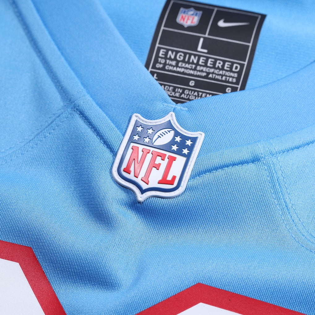 Men's Tennessee Titans Earl Campbell Nike Light Blue Retired Player Alternate Game Jersey - Image 5