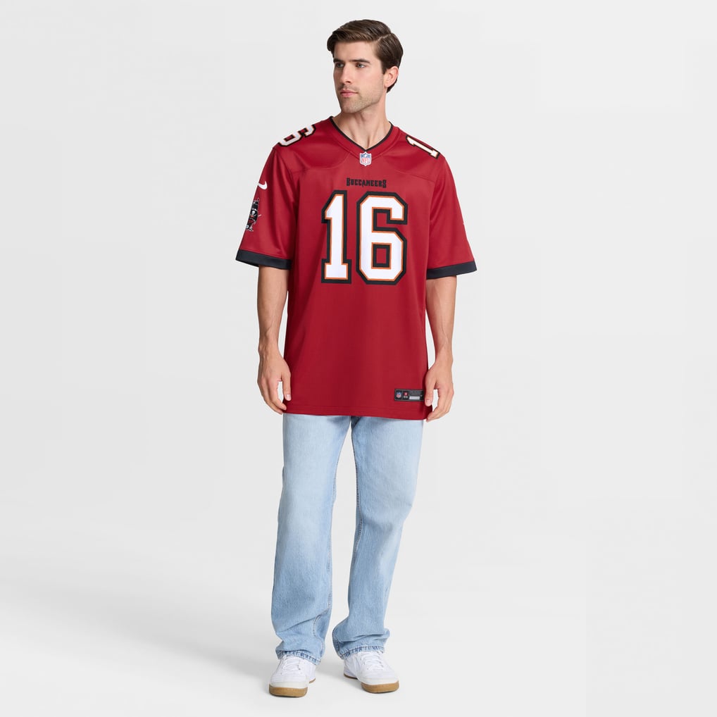 Men's Tampa Bay Buccaneers Easton Stick Nike Red Team Game Jersey - Image 3
