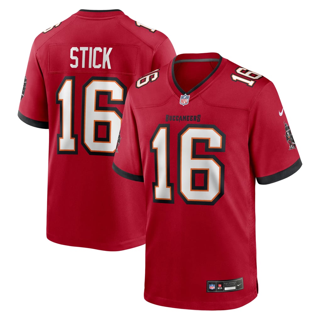 Men's Tampa Bay Buccaneers Easton Stick Nike Red Team Game Jersey - Image 1