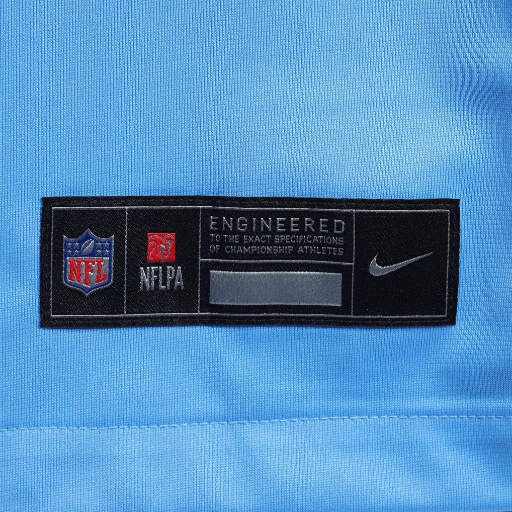 Men's Tennessee Titans Eddie George Nike Light Blue Retired Player Alternate Game Jersey - Image 7